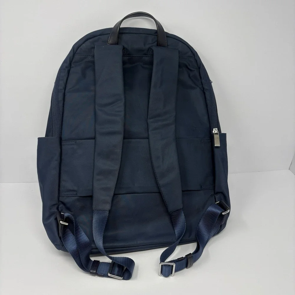 TUMI Navy Blue Nylon Backpack Laptop Travel School Everyday Bag Unisex